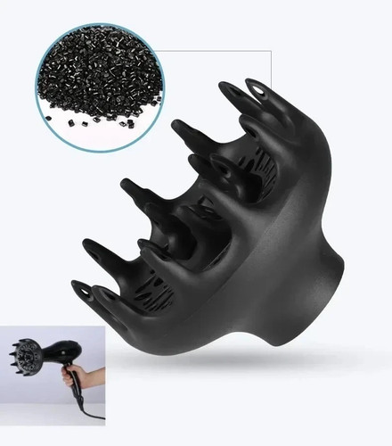 Black orchid hair diffuser - black,